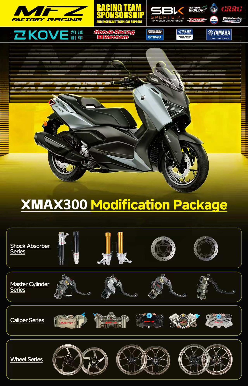 XMAX 300_輪框